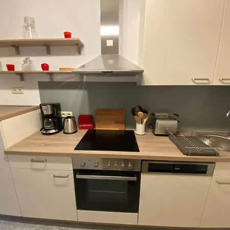 Ostrau, Neues Bad, Neue Kueche, Zentral, Ruhig, Sandstein-ferien, Terrasse Apartment *