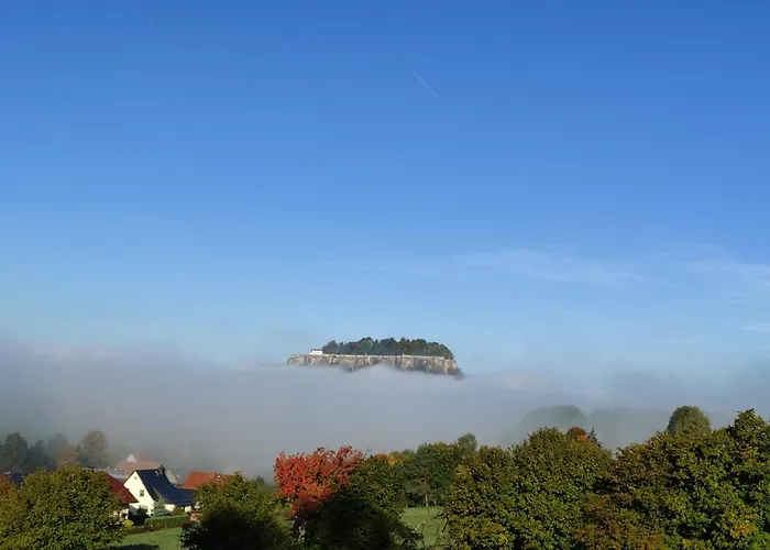 Ostrau, Neues Bad, Neue Kueche, Zentral, Sandstein-ferien, Terrasse * Konigstein an der Elbe
